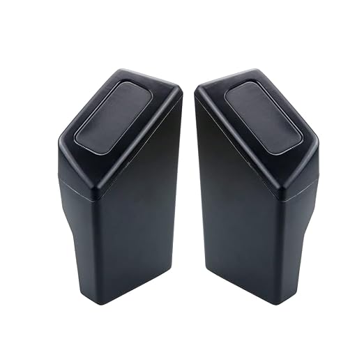 SXCY 2PCS for Toyota Corolla Cross Trash Can for 2022-2025 Toyota Corolla Cross Accessories Front Door Side Trash Can [OEM-Fit] Garbage Bin Waterproof Leak-Proof Trash Bin w/Lid Odor-Free Storage