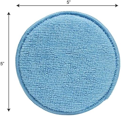 Leather CPR Microfiber Applicator Sponge - Leather Conditioner Applicator, Round LintFree Microfiber Applicator Pad for Car Leather Cleaner and Conditioner for Car Interior, Leather Care Kit