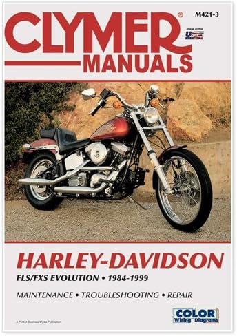 1984-1999 Harley FLS FXS Softail Clymer Repair Manual