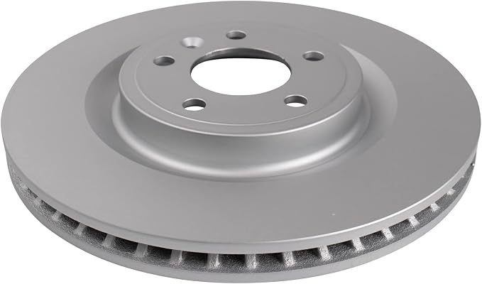 TRQ Front Brake Rotor Set G Coated Vented Compatible with 2011-2014 Ford Mustang