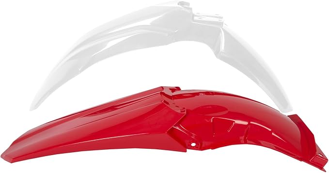 HECASA Motorcycle Plastic Kit Compatible with 2002 2003 2004 2005 2006 2007 Honda CR125R CR250R Bodywork Set Fairing - Red & White