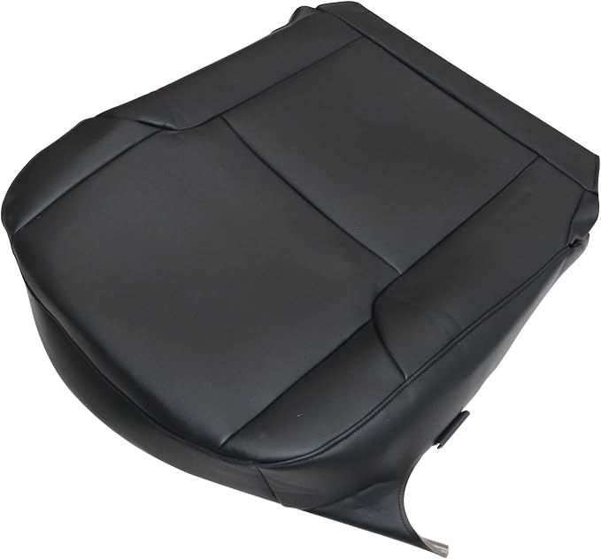 SecosAutoparts 4-Piece Front Seat Cover Set for Toyota 4Runner 2003-2009 - Black Leather Driver & Passenger Bottom + Back Replacement Covers, Custom Fit for Limited SR5 Sport TRD, with Foam Padding