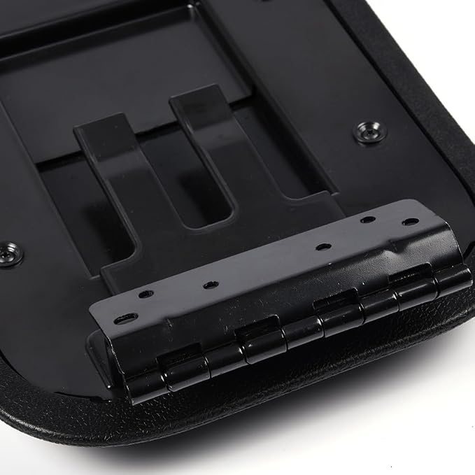 ANDPLAY Center Console Armrest Lid w/Latch Black Replacement Compatible with 2005 2006 2007 2008 2009 Ford Mustang 5R3Z-6306024-AAC, 5R3Z6306024AAC