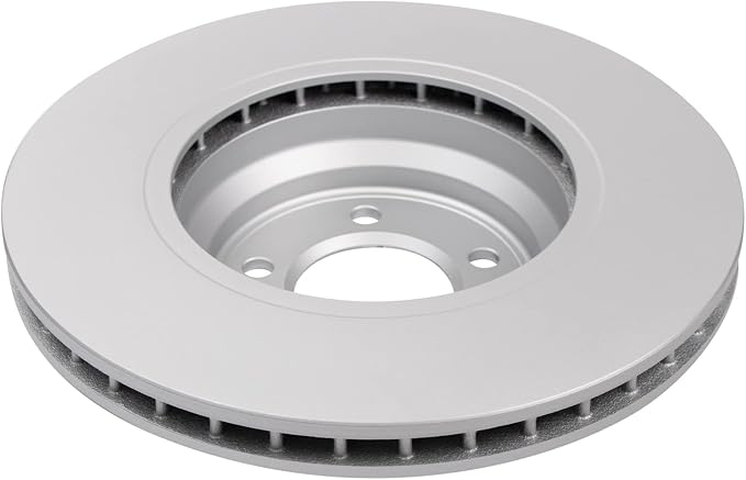 TRQ Front Brake Rotor Set G Coated Vented Compatible with 2009-2011 BMW 335d 2007-2013 335i 2009-2013 335i xDrive 2011-2013 335is 2007-2008 335xi 2013-2015 X1