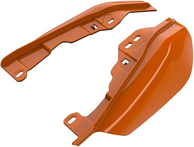 Advanblack 2024 RG Mid Frame Air Deflectors Compatible for Harley Touring Street Glide, Road King, Electra Glide, 2009-2025(Baja Orange)