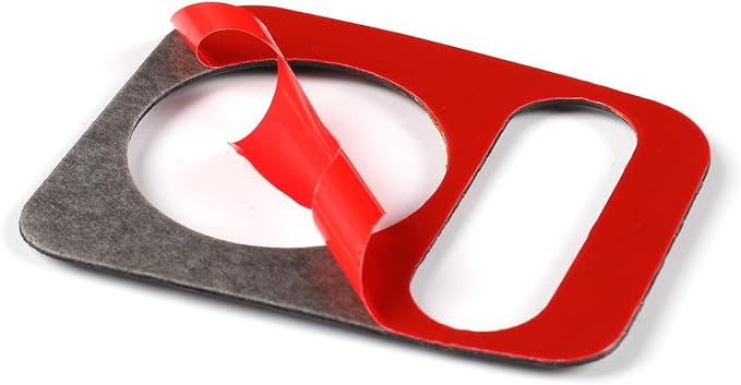 Black Soft Carbon Fiber car Interior Rearview Mirror Adjustment 1/Piece Decorative Sticker Suitable for Acura TSX 09-14 Carbon Fiber car Interior