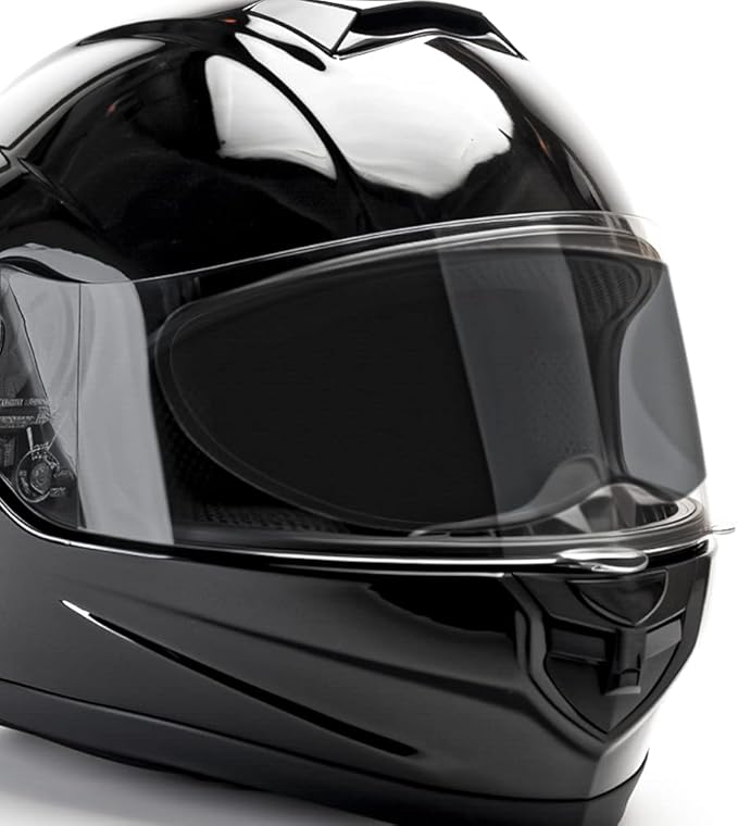 Anti Fog and Smoke Tint Motorcycle Helmet Visor Film,Universal Fit for Most Full Face and Open Face Helmets,Easy Tool Free,Sun Protection