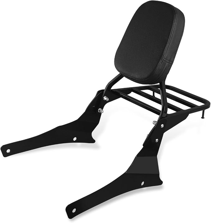 Sissy Bar & Luggage Rack for Suzuki Volusia VL800(Black) | 2001-2011 Passenger Backrest