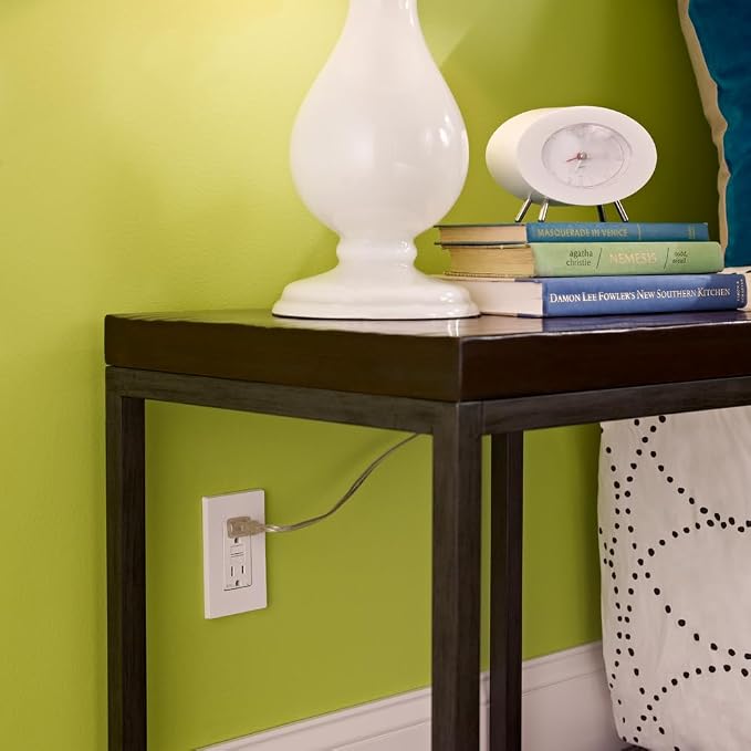 Leviton Outlet, 15 Amp, Self Test, Tamper-Resistant with LED Indicator Light, Protection from Electrical Fires, AFTR1, AFCI, Brown