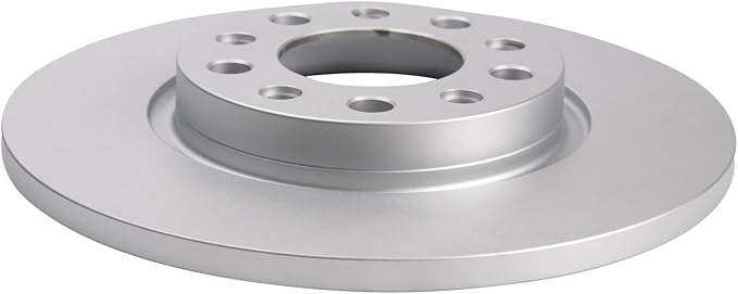 TRQ Rear Brake Rotor Set G Coated Solid Compatible with 2015-2017 Chrysler 200 2014-2021 Jeep Cherokee