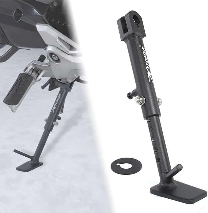 Xitomer 0-2.5'' Adjustable Kickstand Fit for Grom MXS125 2017-2026 Grom, Monkey 125 2019-2026, Foot Side Support Motorcycle Kickstand Side Stand