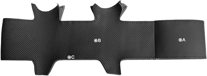 Loncky Leather Steering Wheel Cover for Toyota 4Runner 2003-2009 / Tacoma 2005-2011 /Tundra 2003-2006 /Sienna 2004-2010/Highlander 2004-2007 /Sequoia 2003-2007 /Camry 2005 2006 /Land Cruiser 2003-2007