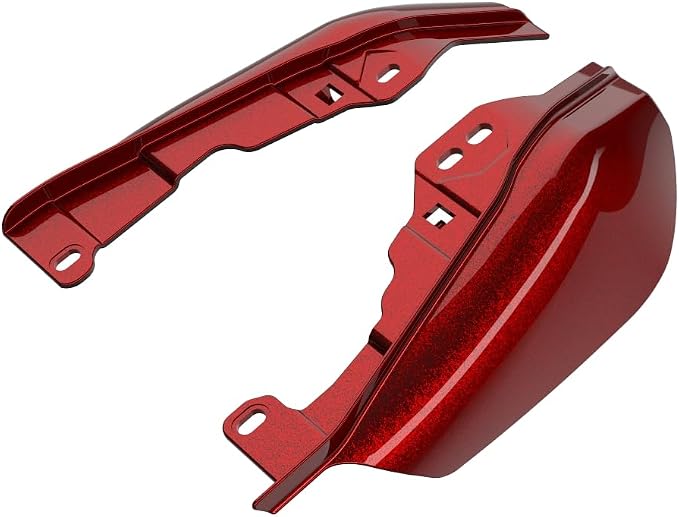 Advanblack 2024 RG Mid Frame Air Deflectors Compatible for Harley Touring Street Glide, Road King, Electra Glide, 2009-2025(Heirloom Red Fade)
