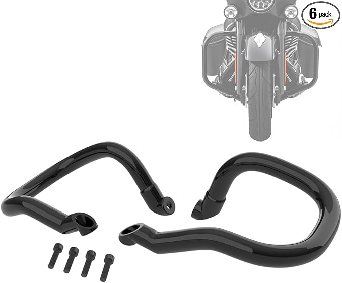 Front Highway Bars Engine Guard Crash Bar Fit for Indian Super Chief Limited Bobber Dark Horse 2022-2024, 2023 Indian Motorcycle Frame Protection,Solid Steel Highway Bar