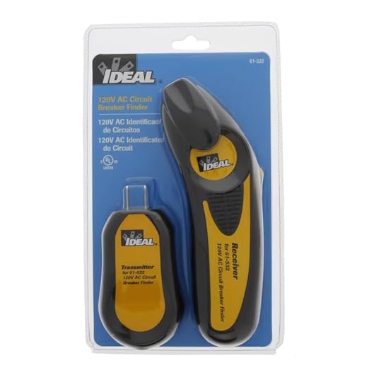 Ideal Electrical 61-532 Circuit Breaker Finder 120V,Black/Yellow