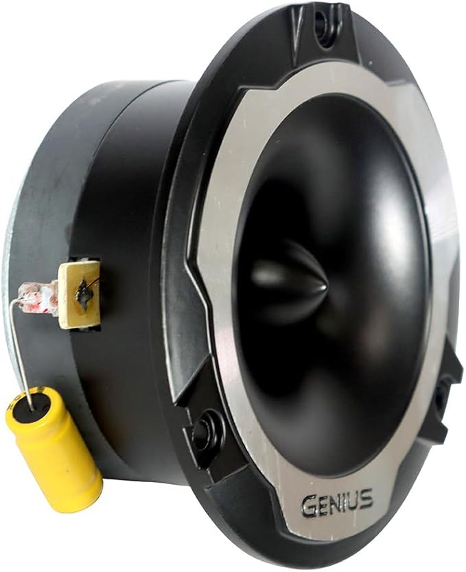 Genius Audio TWR120BP 3.8" Super Bullet Tweeter Ferrite 1" Vc 160W 4 Ohm (2 Speakers Included)