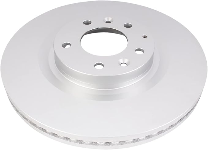 TRQ Front Brake Rotor Set G Coated Vented Compatible with 2007-2015 Mazda CX-9