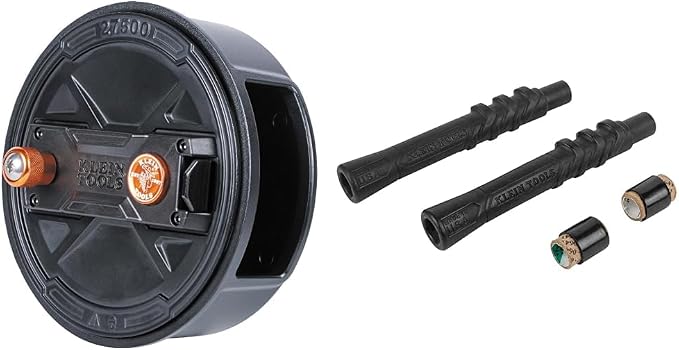 Klein Tools Tie Wire Reel Quick Lock Aluminum 12-18 Gauge with Plier Cushion Grip Kit for 201-7CST Slim-Head Ironworker's Pliers