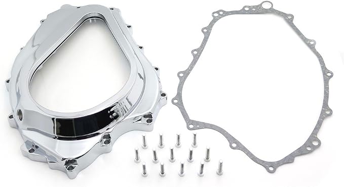 MT313-011A- OEM Replacement Engine Clutch cover Compatible with 2004-2007 CBR 1000RR/ 2008-2015 CB 1000RR Right Chrome