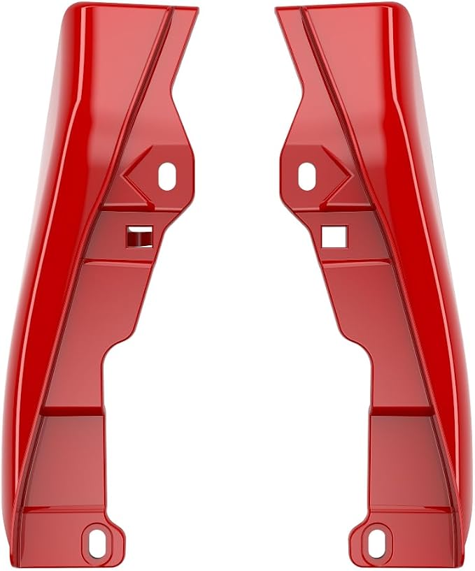 Advanblack 2025 RG Mid Frame Air Deflector, Rally Red Harley Air Deflector Heat Shield Compatible for Harley Touring Street Glide, Road King, Electra Glide, 2009-2025