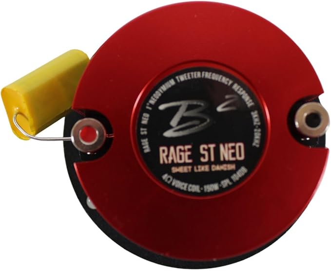 B2 Audio Pair of Rage Series 1" 4-Ohm 75 Watt RMS Neodymium Tweeters