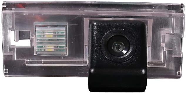 Waterproof License Plate Rear View Backup Camera,Night Vision Reversing Camera Replacement for BMW 3er E46 316i 318d 318i 320d 320i 323i 325i 325xi 328i 330d 330i 330xd 330xi 316Ti(No.7021)