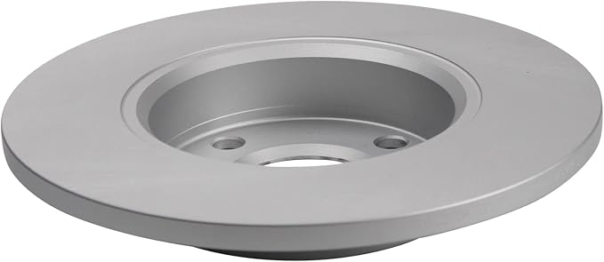 TRQ Rear Brake Rotor Set Solid G Coated Compatible with 2012-2019 Fiat 500