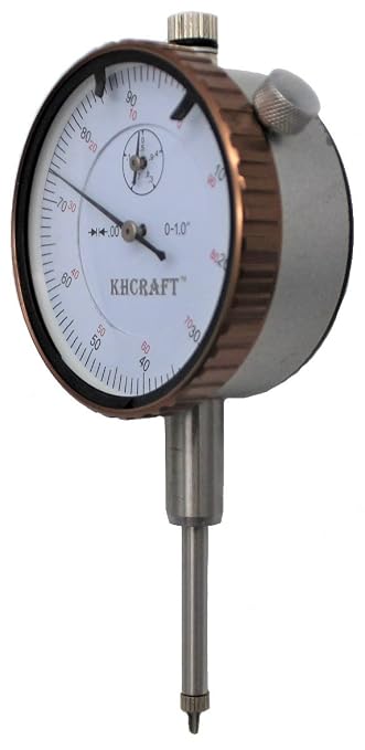 Professional Dial Indicator Magnetic Base: Dial Indicator 0-1"x0.001" Steel Hardened, Magnetic Base 130lb Fine Adjusted, Indicator Points Set 22-Piece in Blow Mould Case