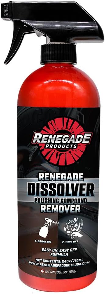 Renegade Dissolver - Premium Polishing Compound Remover for Effortless Cleaning | Industrial-Strength, High-Performance & User-Friendly