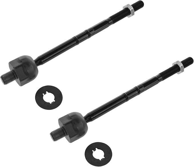 TRQ Front Inner Tie Rod Set 2 Piece Compatible with 2001-2003 Ford Explorer Sport 01-05 Explorer Sport Trac