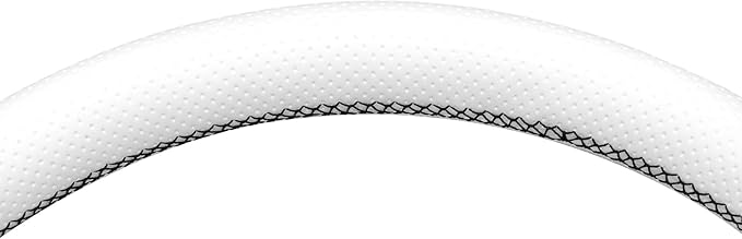 MEWANT Hand-Stitched Steering Wheel Cover Wrap for Dodge Ram 1500 2019-2023 Steering Wheel Accessories for Dodge Ram(Backsides Without Buttons)
