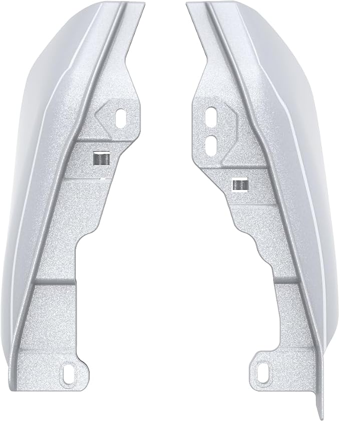 Advanblack 2024 RG Mid Frame Air Deflectors Compatible for Harley Touring Street Glide, Road King, Electra Glide, 2009-2025(White Onyx Pearl)