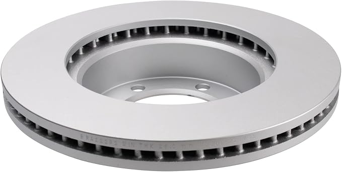TRQ Front Brake Rotor Set G Coated Vented Compatible with 2001-2007 Toyota Sequoia 2000-2006 Tundra