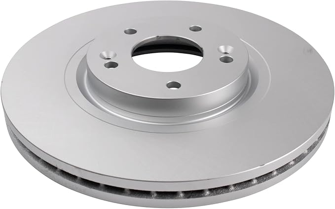 TRQ Front Brake Rotor Set G Coated Vented Compatible with 2015-2021 Kia Sedona