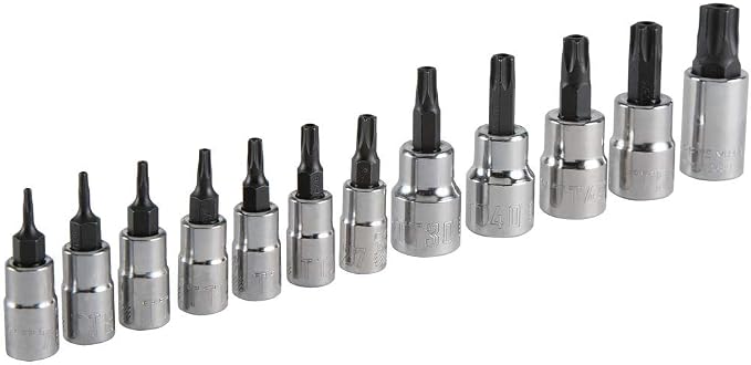 CRAFTSMAN Torx Bit Socket Set, Tamper Proof, 12-Piece (CMMT49293)