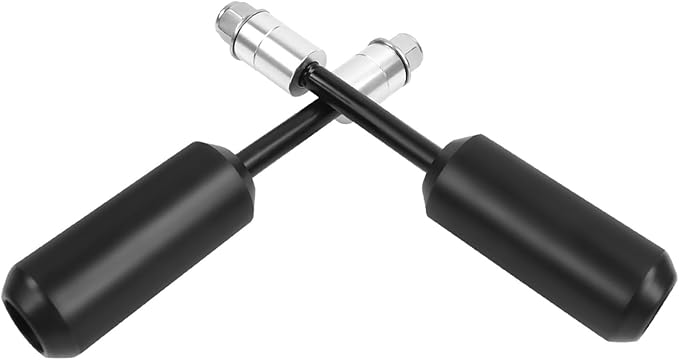 4" Motorcycle Frame Sliders Falling Crash Protector Upper Shock Mount Guards Falling Side Protector No Cut Kits Fit for Dyna 1998-2005 (Smooth Style)