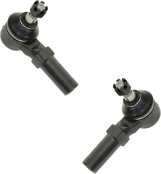 TRQ Front Outer Tie Rod Set 2 Piece Compatible with 2000 Saturn LS LS1 LS2 LW1 LW2 01-02 L100 01-03 L200 LW200 LW300 01-05 L300