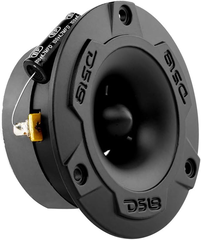 DS18 PRO-TWX1 Aluminum Super Bullet Tweeter 1", 240W Max, 4 Ohms, Built in Crossover - PRO Tweeters are The Best in The Pro Audio and Voceteo Market (2 Speakers Included)