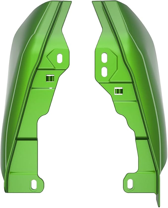 Advanblack 2024 RG Mid Frame Air Deflectors Compatible for Harley Touring Street Glide, Road King, Electra Glide, 2009-2025(Radioactive Green)