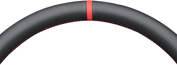 MEWANT Hand Sewn Steering Wheel Cover Wrap for Volvo VNL VNR FM FH 2017-2025 Steering Wheel Accessories for Volvo FM