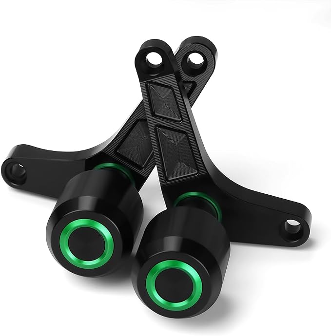 Modeer Motorcycle Frame Sliders Compatible with NINJA 1100SX Ninja 1100 SX 2025 Falling Protector Crash pads ninja1100sx ninja 1100 sx Accessories (green)
