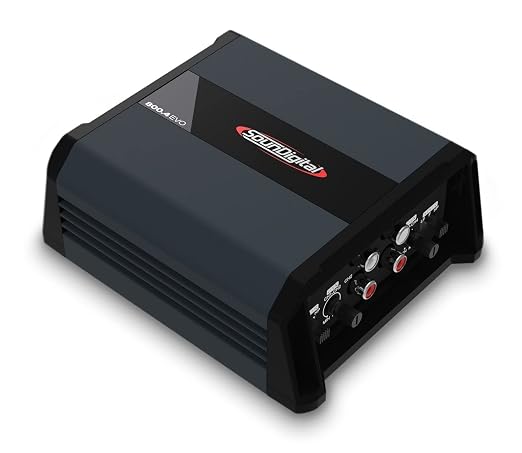 SounDigital - Car Full Range Amplifier 800 - 4 Channels 800 Watts RMS 4 Ohm - Compact Size - Professional Quality - 2025 Best Performance Award