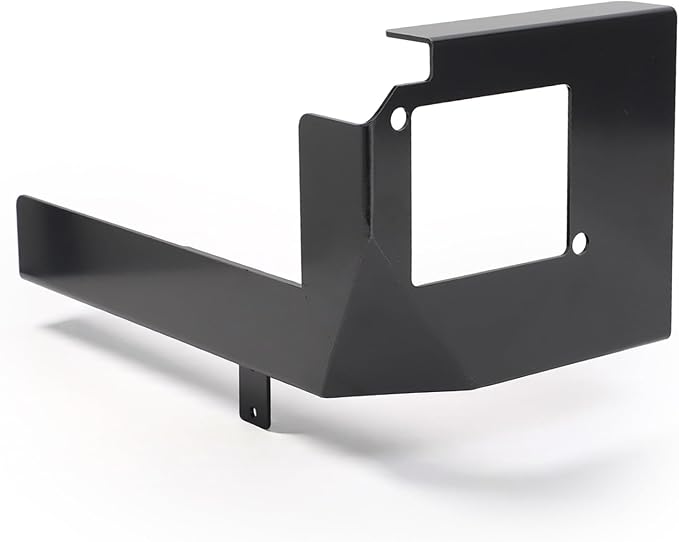 Aluminium Radar Protection Shield for Alfa Romeo Stelvio Excludes QV | Black, Anti-Theft Guard, No Signal Interference, Uses OEM Screws, Protects Radar from Stones and Debris