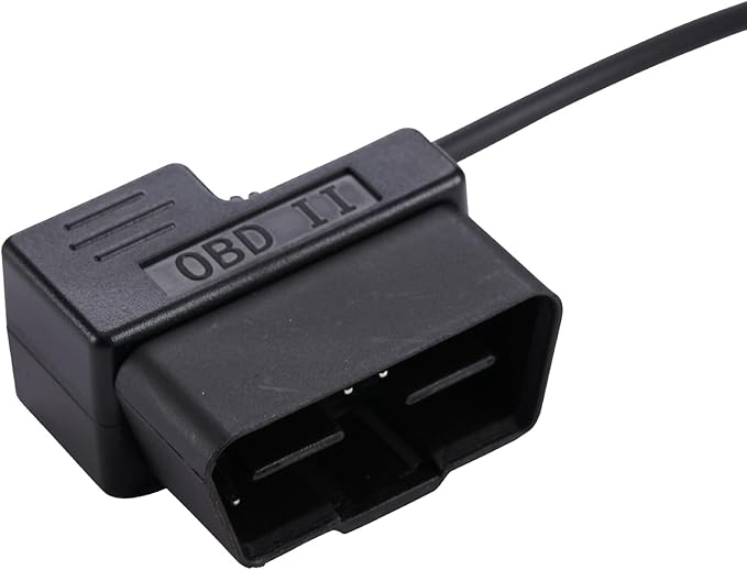 OBDII to Barrel Connector Power Cord with for Cobra Radar Detectors, Compatible with Cobra RAD350 380 450 480i 700i for Windshield or Mirror Mount Applications