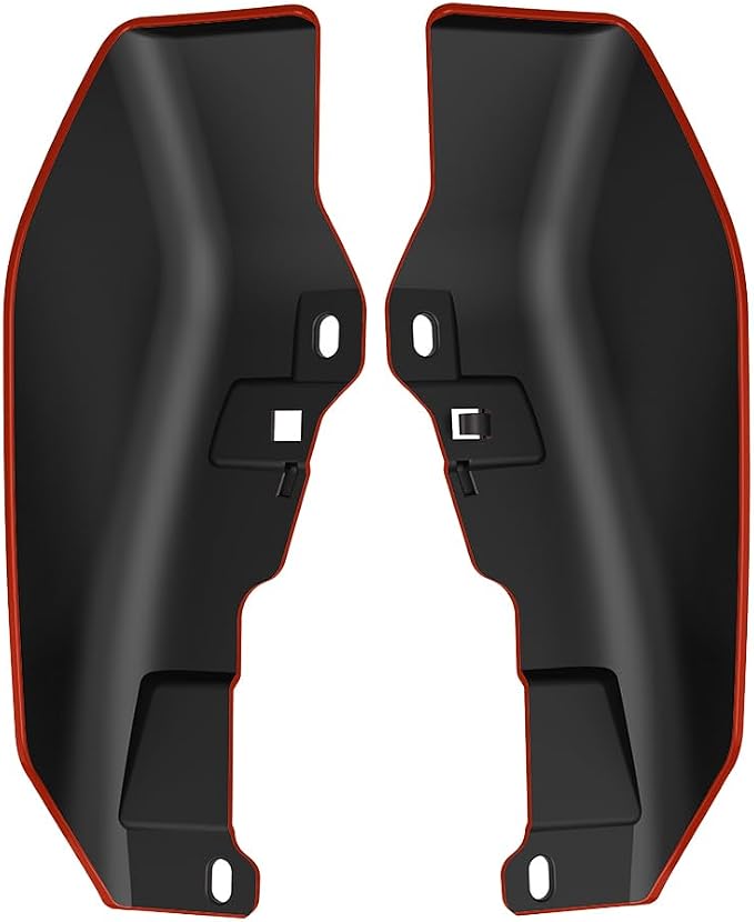 Color - Matched Mid Frame Air Deflectors Heat Shield, Perfectly Fit for Harley Touring Models 2009-2026 Whiskey Firestorm