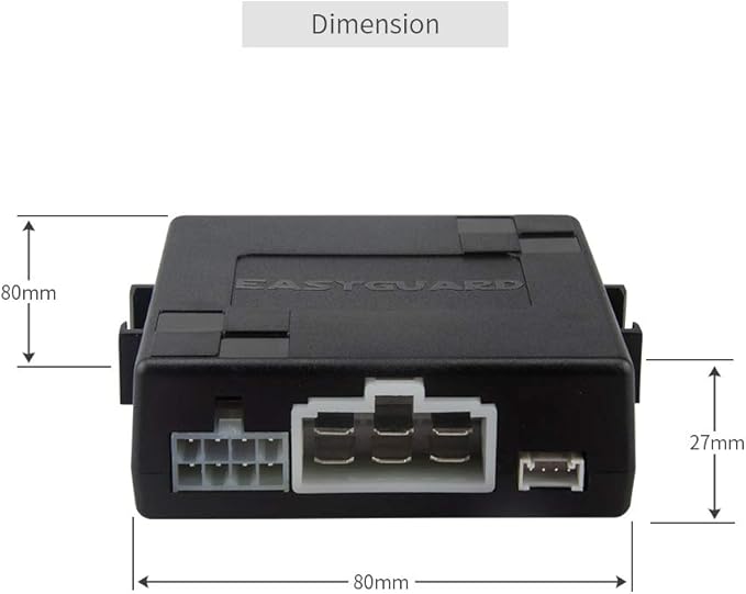 EASYGUARD ES002-P3 Push Engine Start button Module and keyless go System Compatible with car Alarm or keyless Entry System dc12v
