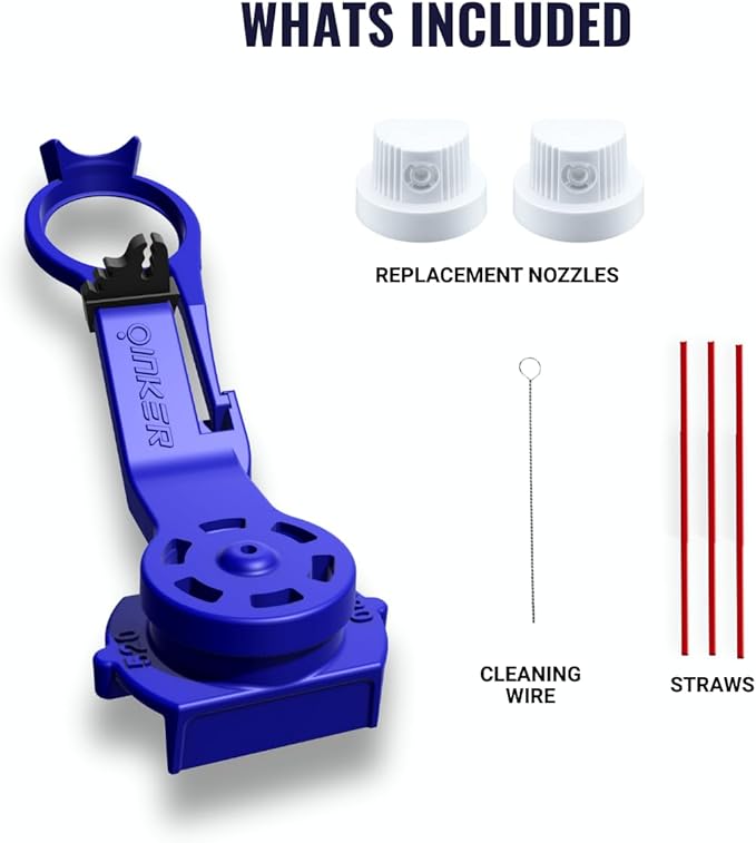 Oinker Motorcycle Chain Lube Applicator | Mess-Free Chain Wax, Chain Cleaner Attachment | for 428 Chain Size