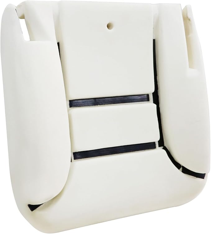 NLQR Med Neutral Tan #522 Front Both Side Bottom Replacement Microfiber Leather Seat Covers & Driver Foam Cushion Compatible with Chevy Silverado Tahoe Suburban Sierra Yukon 1995 1996 1997 1998 1999