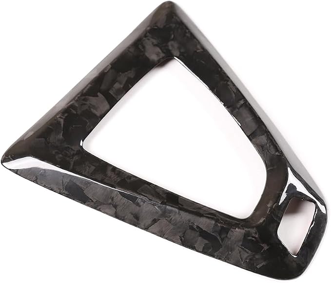 Fit for BMW F80 F82 M3 M4 2014 to 2019 Center Console Gearbox Decorative Panel Frame, Real Carbon Fiber Interior Accessories Gear Lever Panel Base Cover (RHD - Forged Carbon)