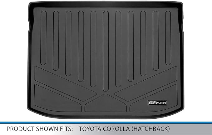 SMARTLINER All Weather Custom Cargo Liner Trunk Floor Mat for 2019-2025 Toyota Corolla